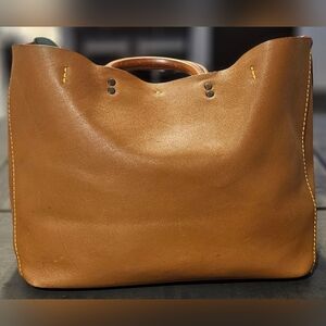 Coach Brown Leather Tote Bag